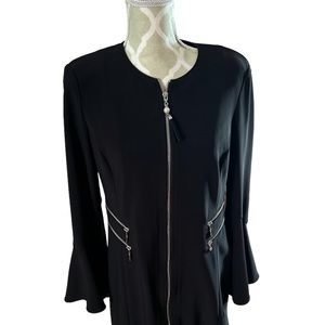 Frank Lyman Stunning Black Jacket with Bell Sleeves- Size 6